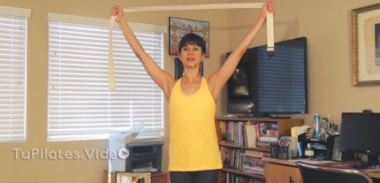 calentamiento golfistas, nadadores y beisbolistas por Elena Bartley en Tu Pilates en Casa